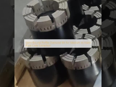 Полукруглый профиль алмазного бита для добычи середины твердой породы